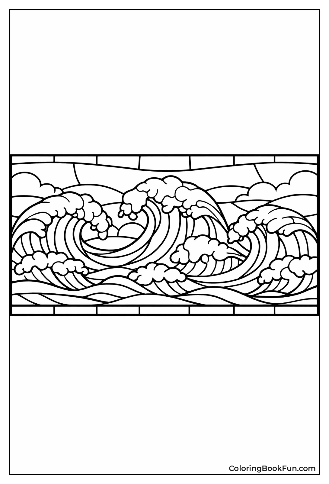 Waves Crash with Foam