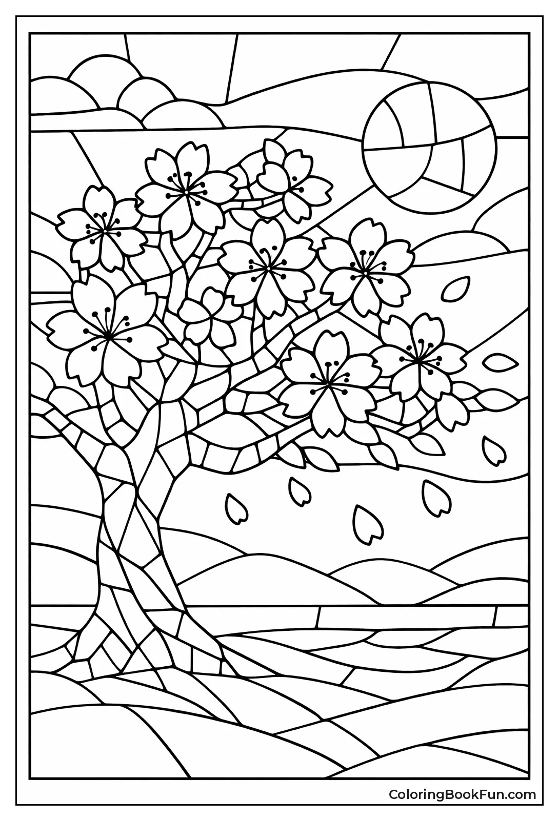 Stained Glass Sakura