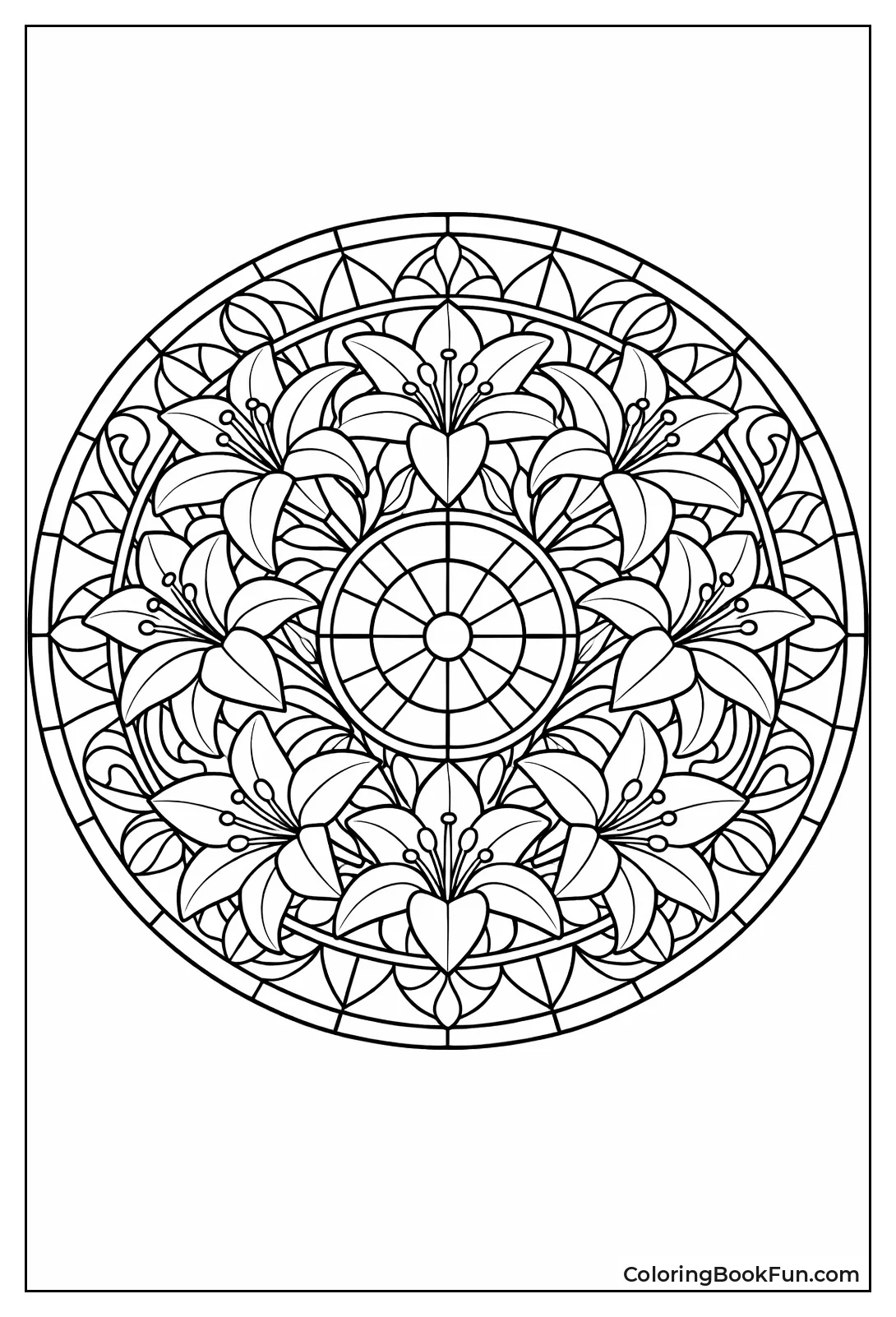 Lilies Flow in Circle