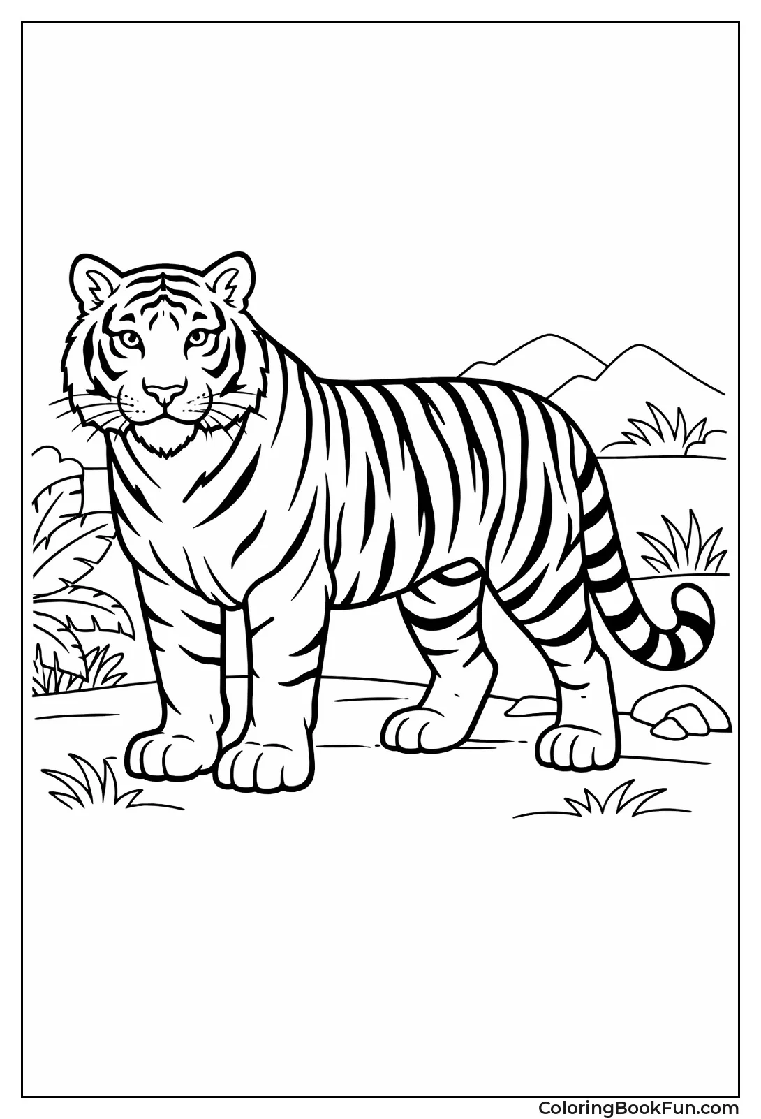 Proud Standing Tiger