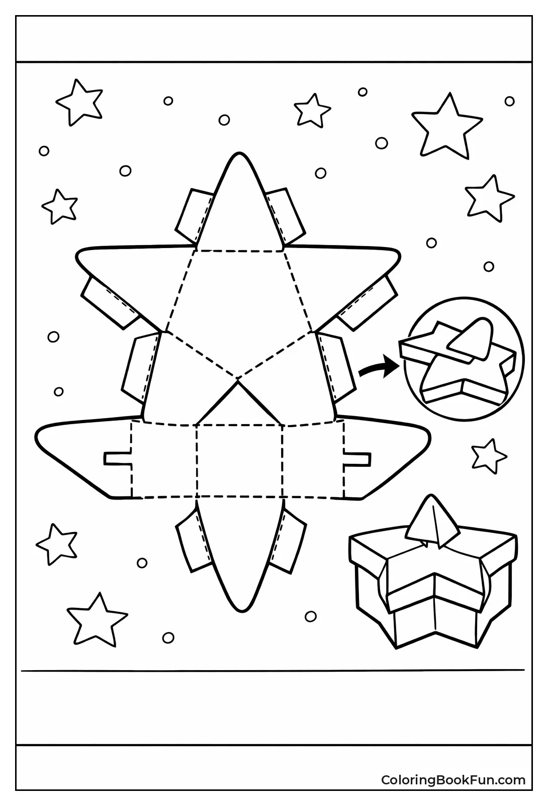 Star Box Net Template