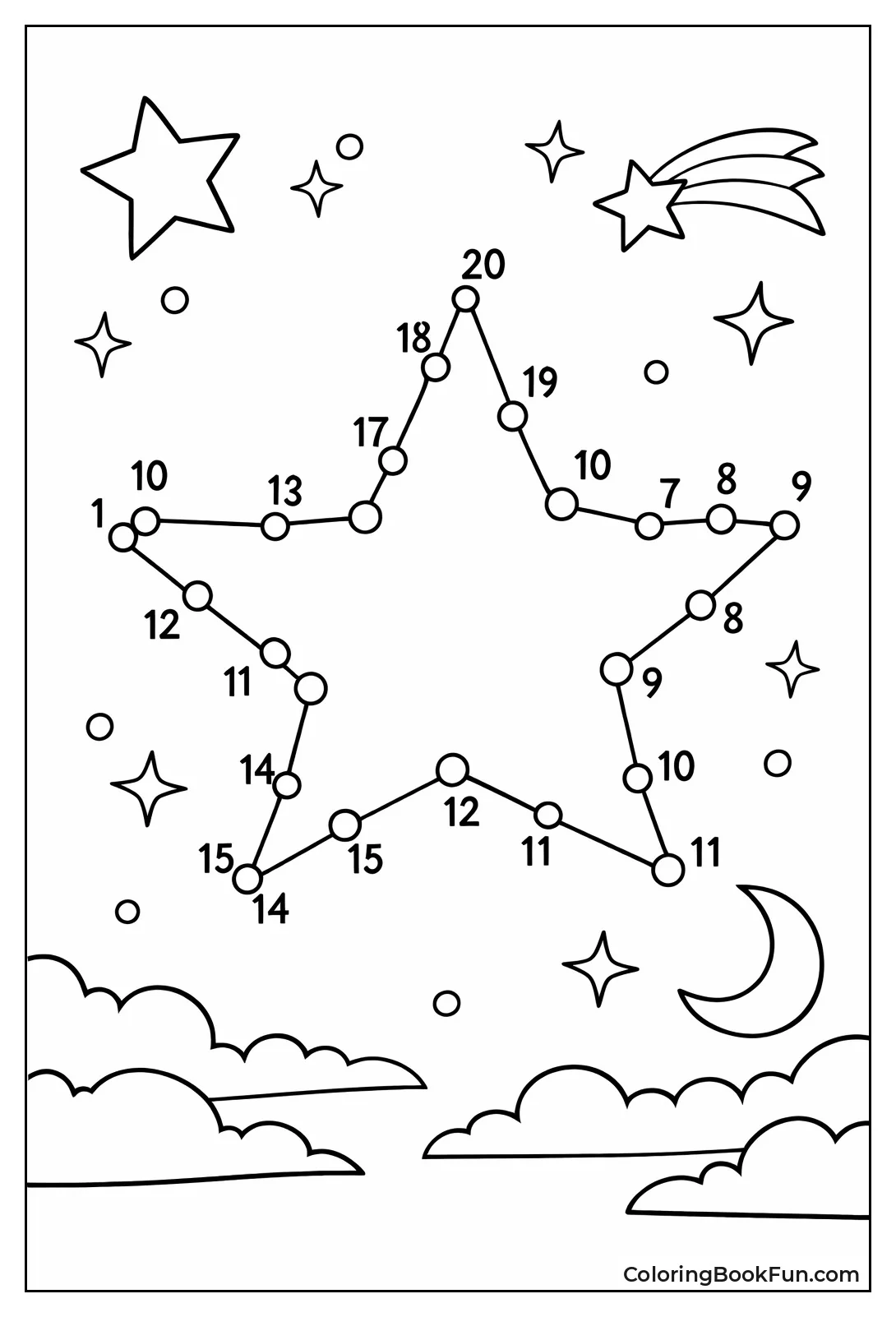 Dots Connect to Stars