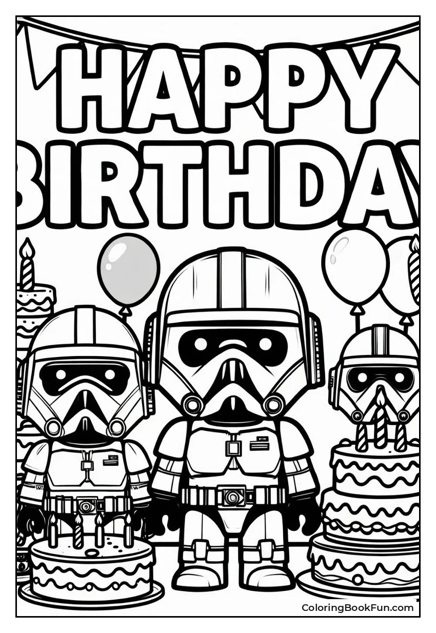 Star Wars Birthday Party Celebration