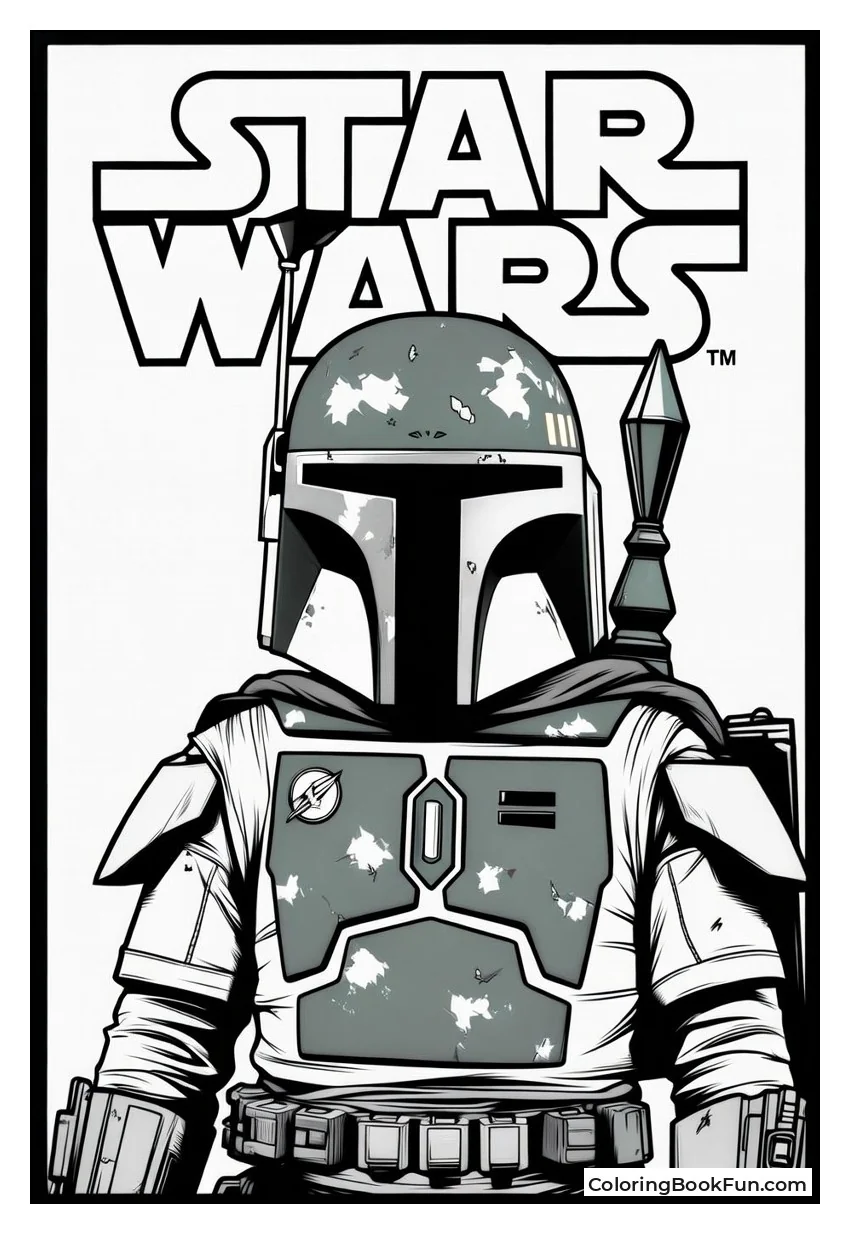 Boba Fett Poses in Armor