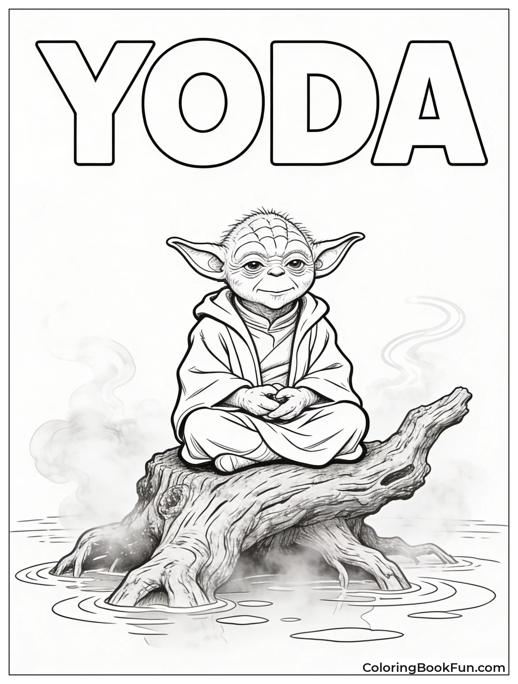 Yoda Meditates in Swamp Mist