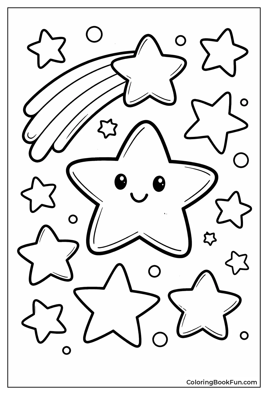 Thick Window Cling Star