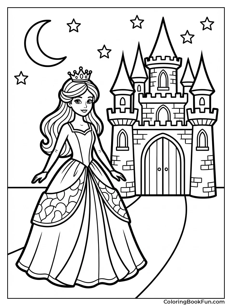 Princess before Starry Castle