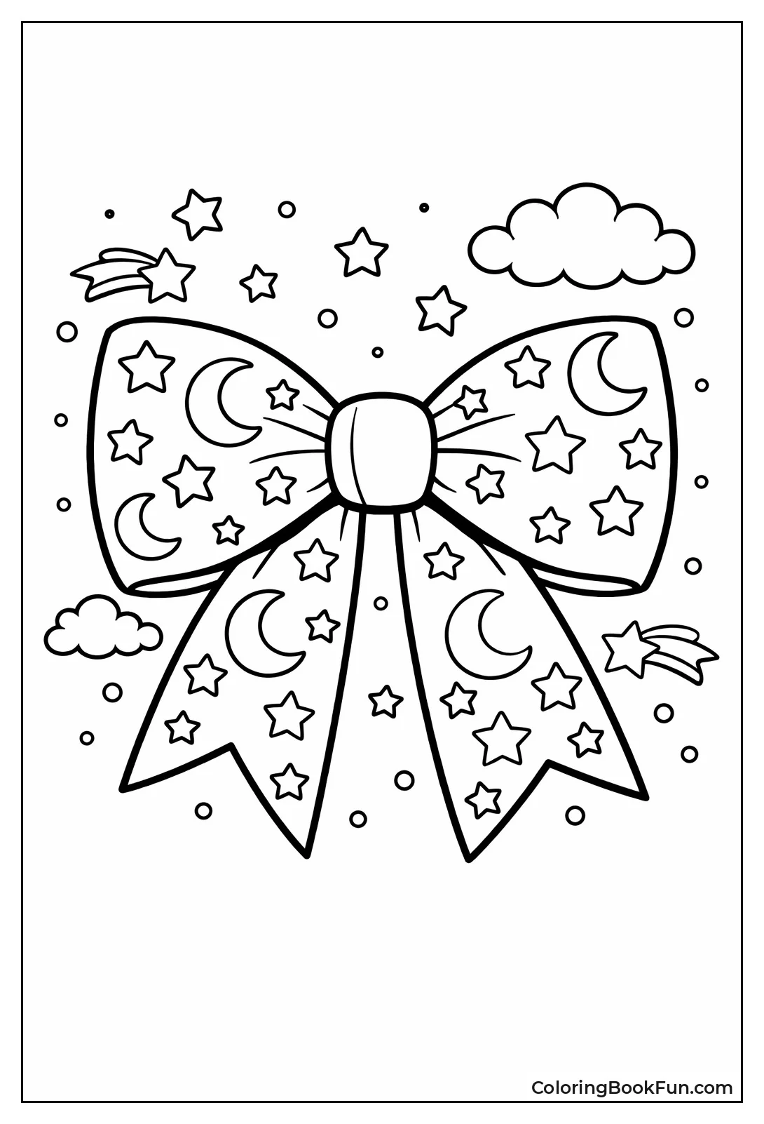 Starry Night Sky Bow