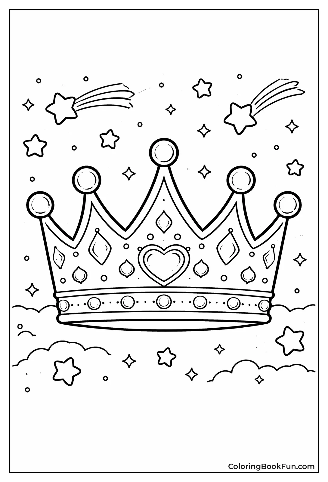 Starry Night Black Crown