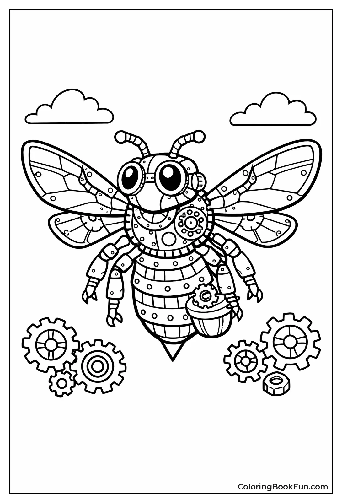 Steampunk Mechanical Bee
