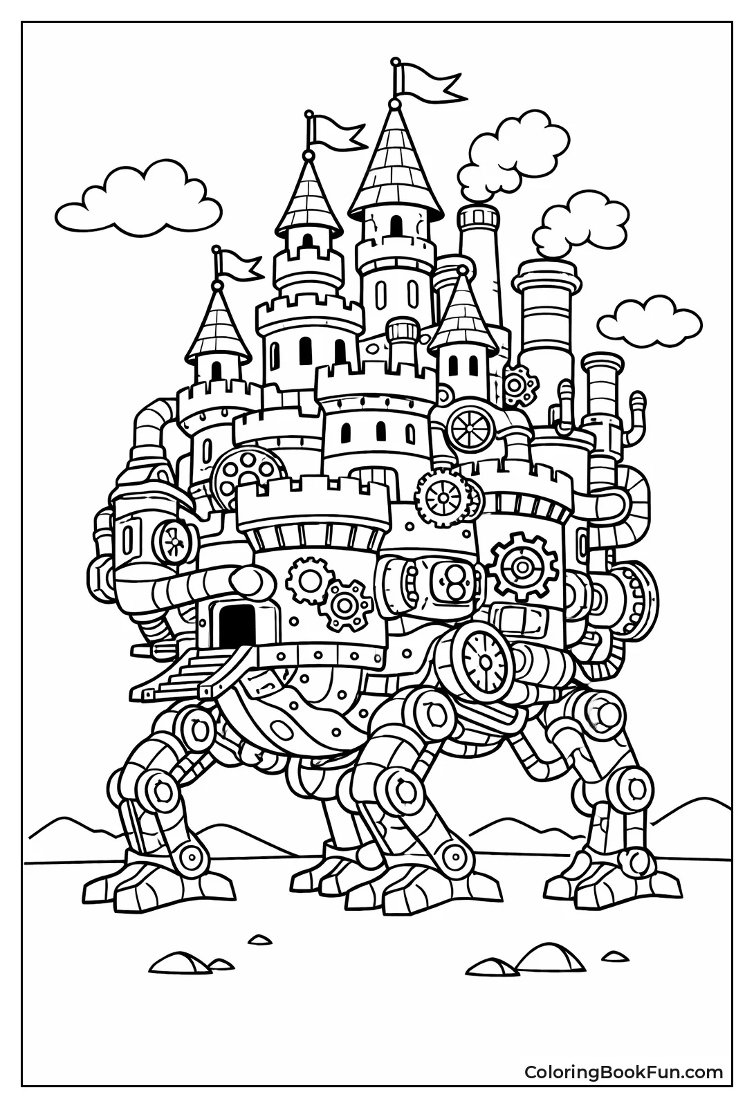 Steampunk Moving Castle