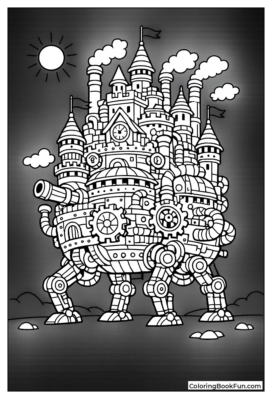 Steampunk Moving Castle