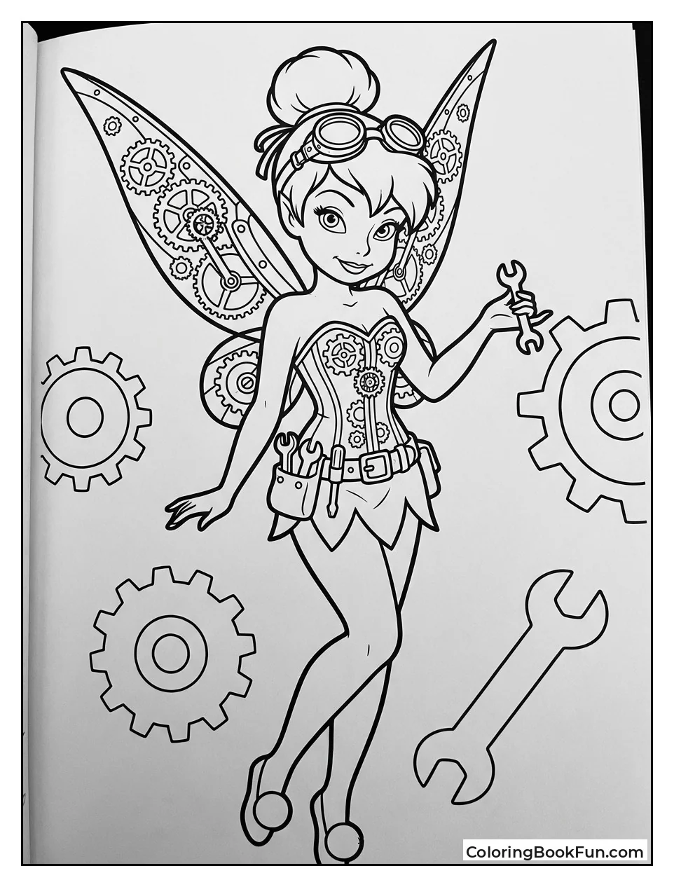 Steampunk Tinkerbell with Goggles
