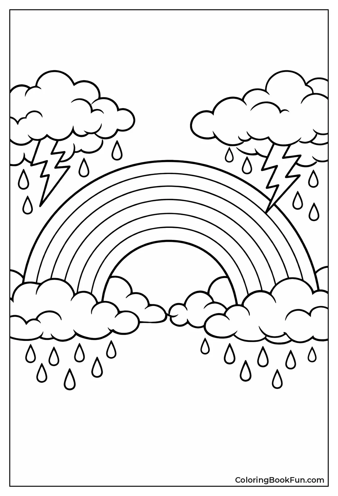 Storm Clouds Hide Rainbow