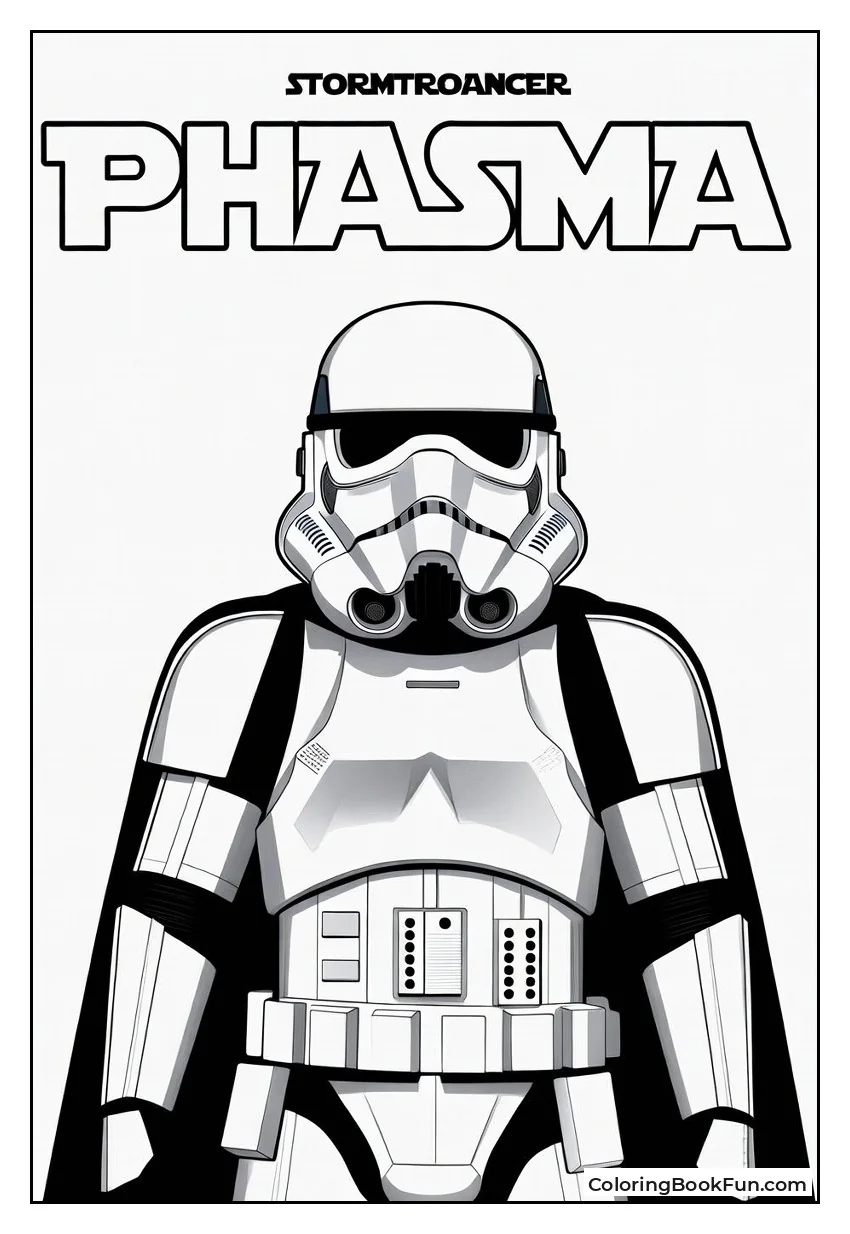 Captain Phasma Stands with Cape