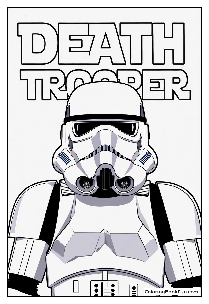 Death Trooper Poses Menacingly