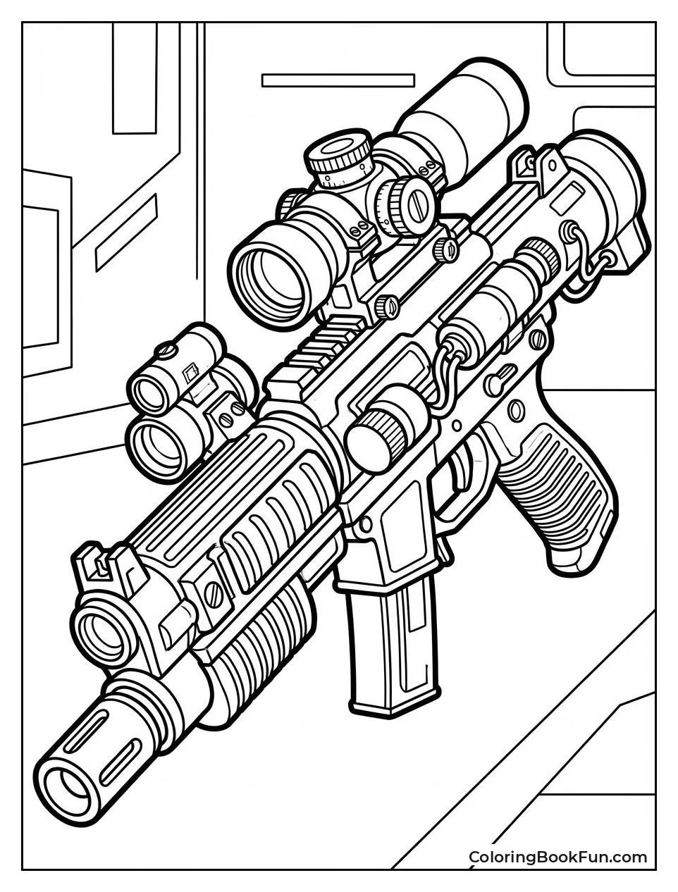 E-11 Blaster Closeup