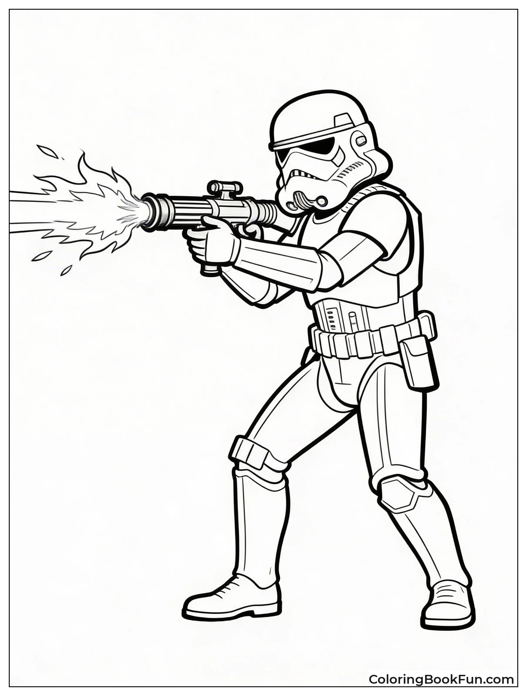 Flametrooper Fires Flames