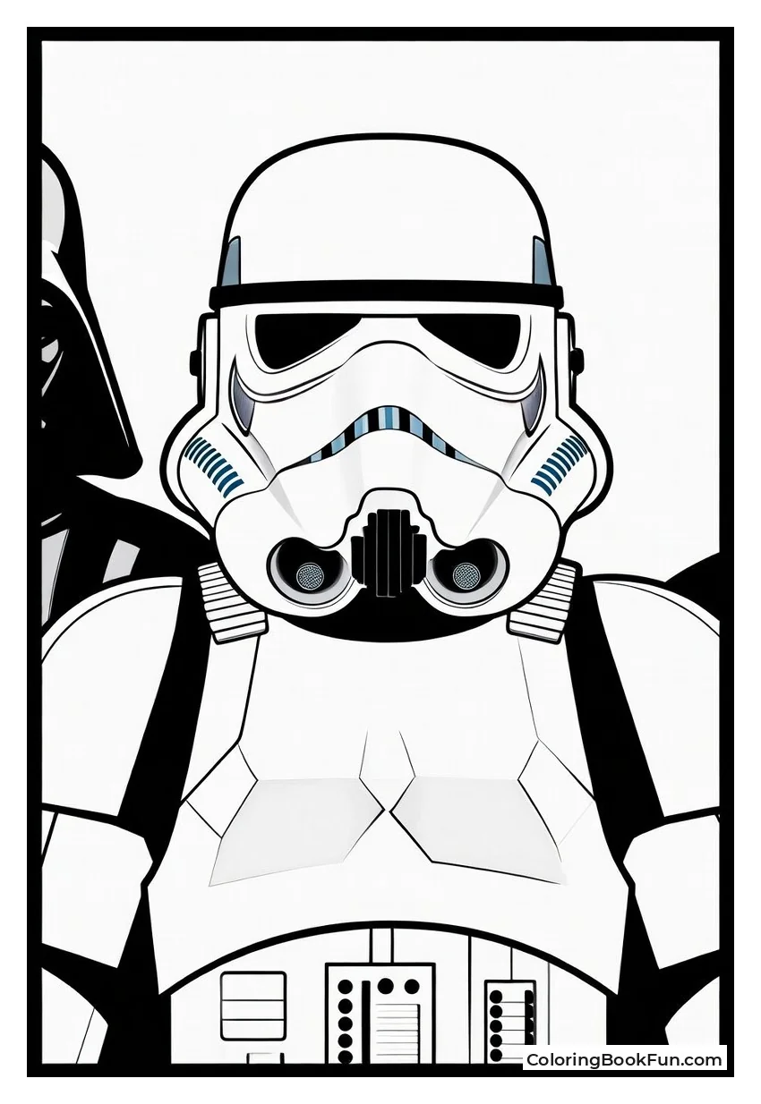 Stormtrooper Reports to Vader