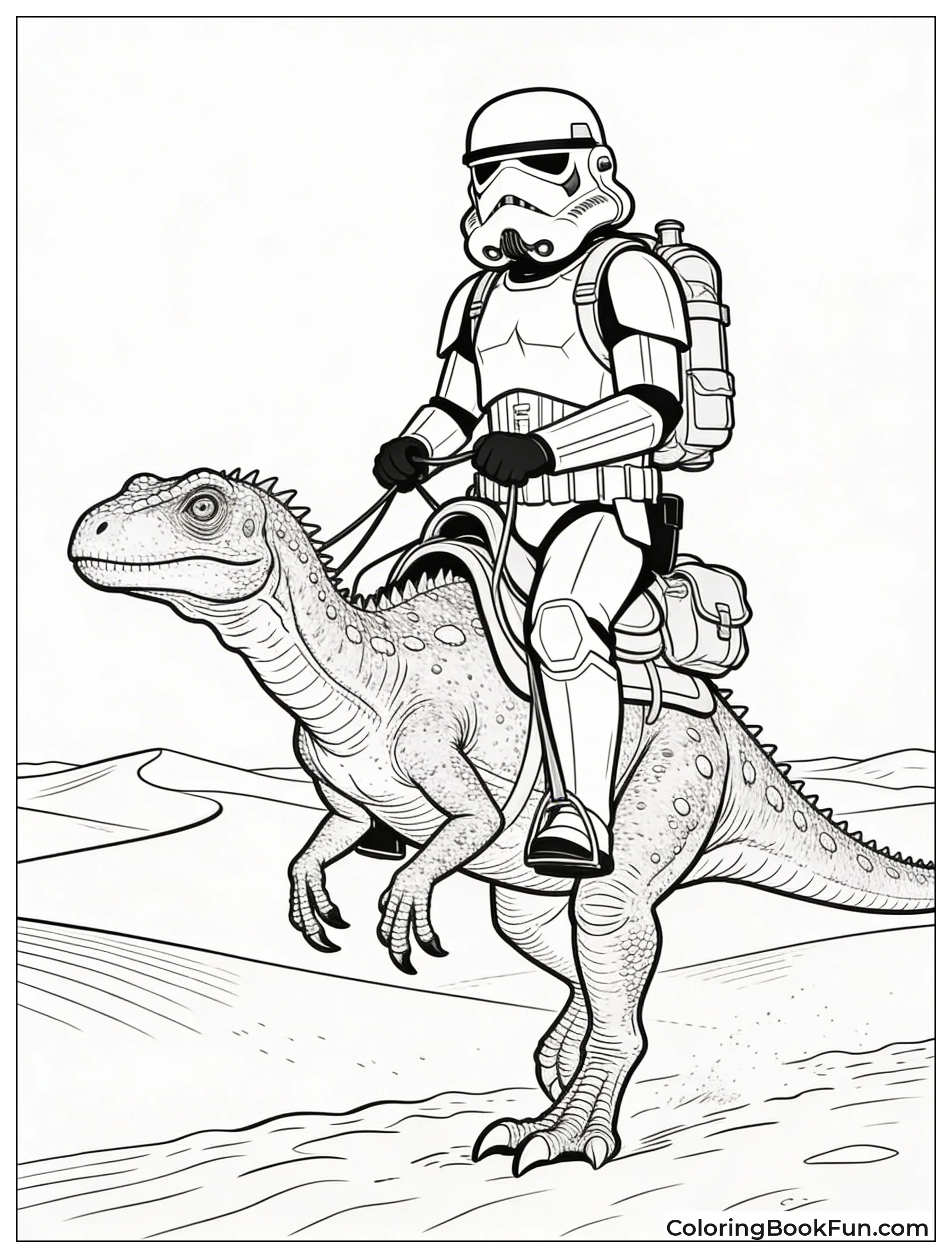 Sandtrooper Rides Dewback