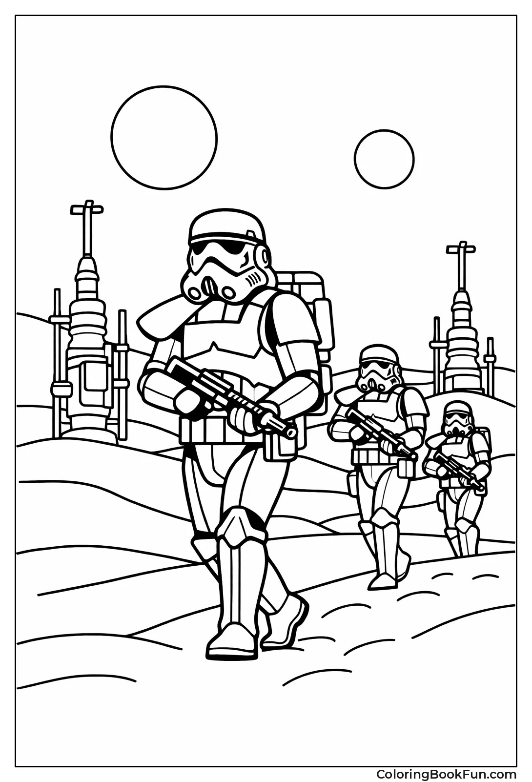 Sandtroopers Patrol Tatooine