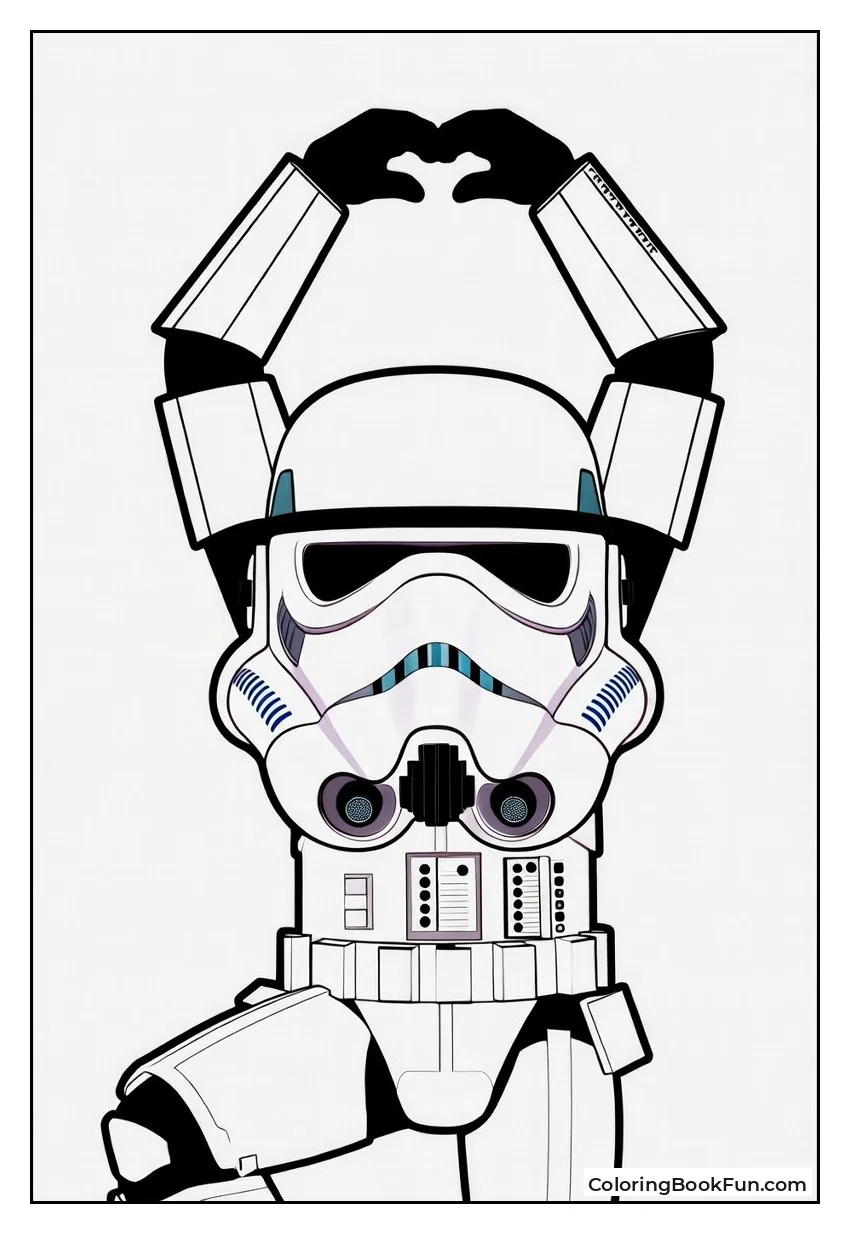 Stormtrooper Tries Tree Yoga