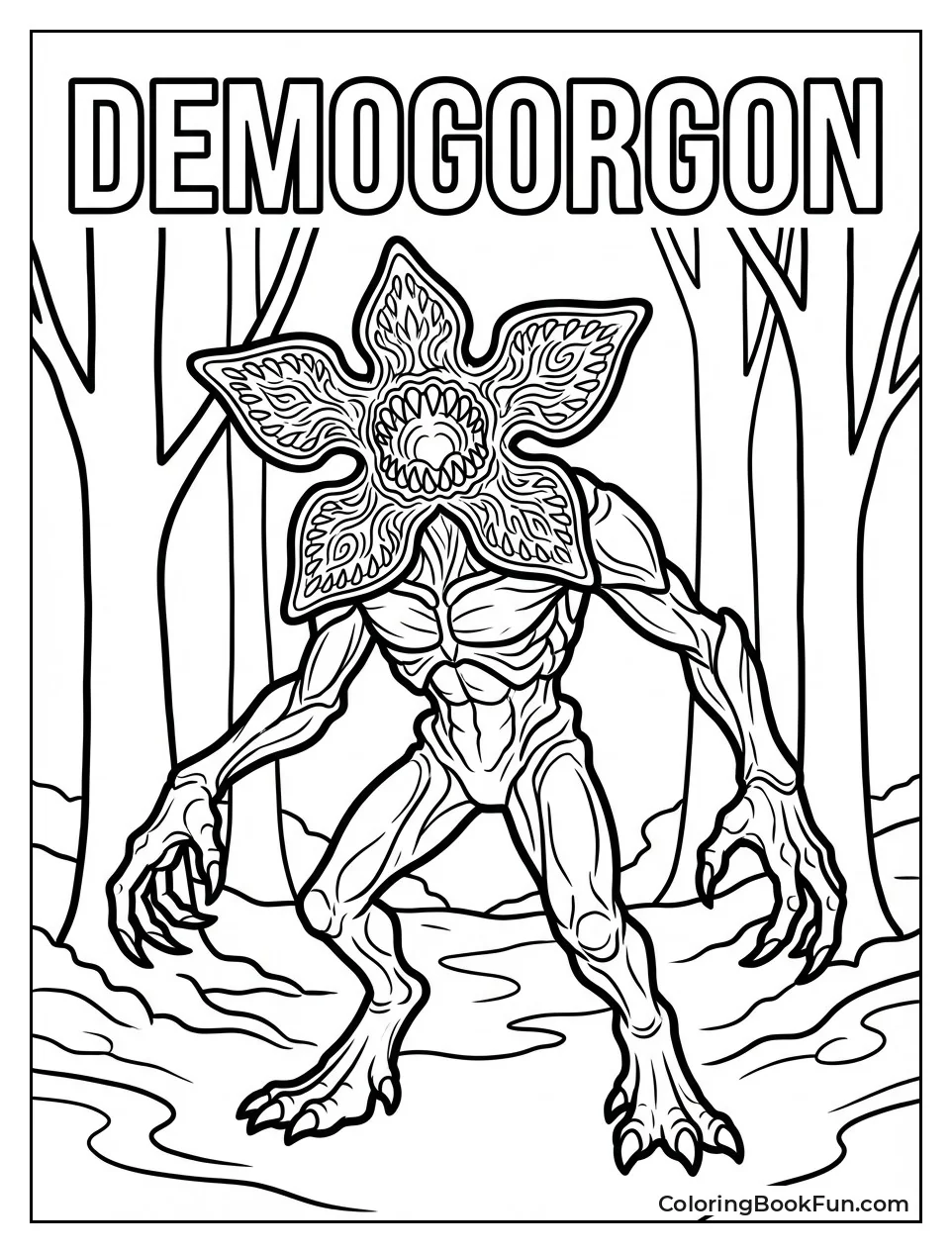 Demogorgon Opens Mouth Wide