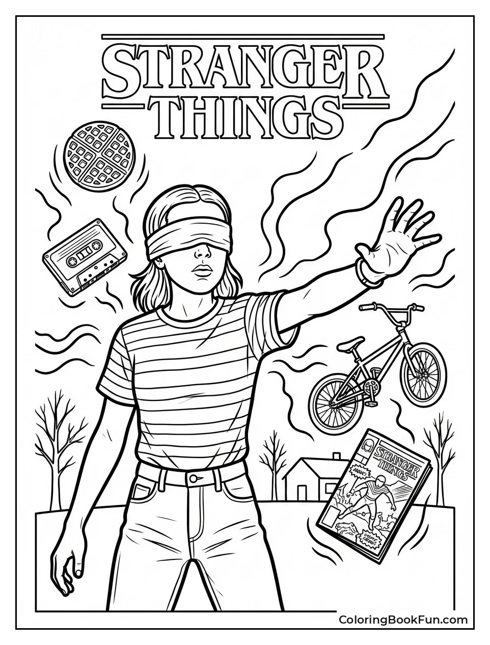 Eleven Lifts Objects Blindfolded