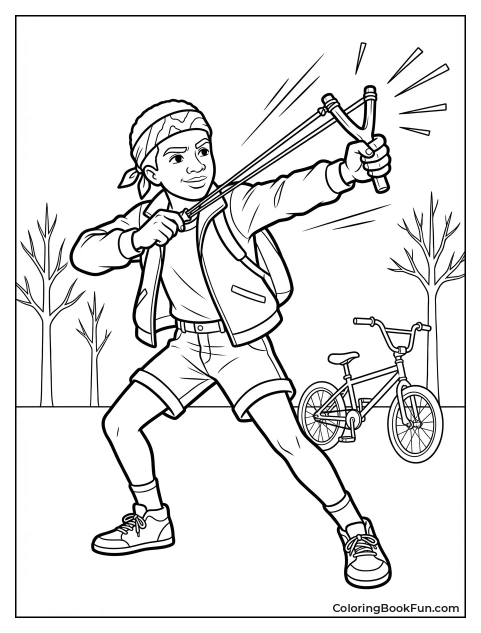 Lucas Aims Slingshot Boldly