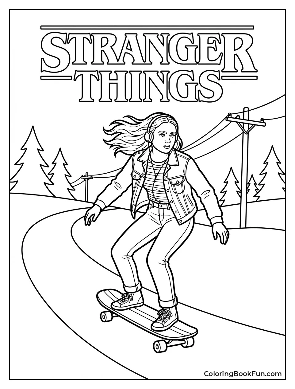 Max Skates with Headphones