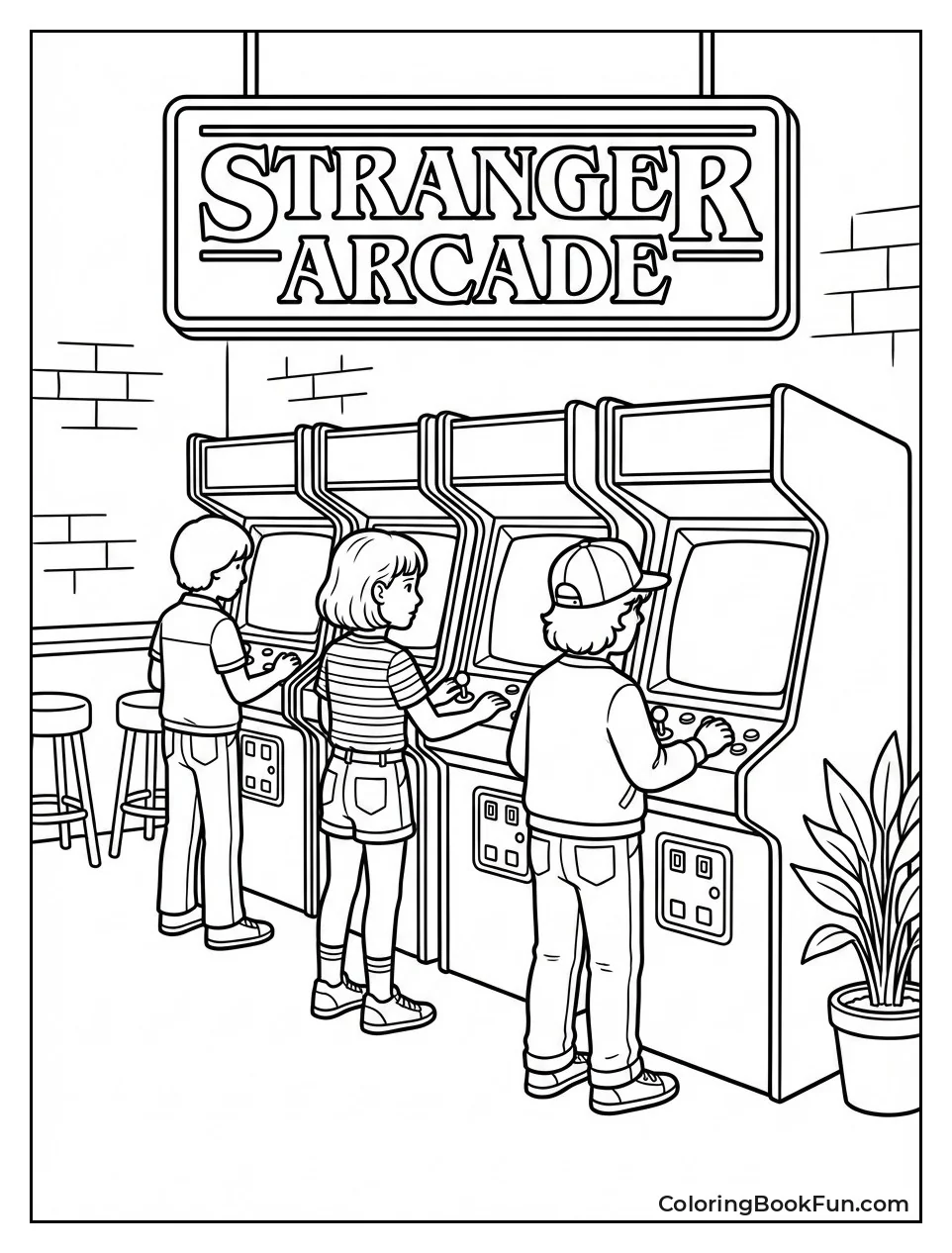 Kids Play Arcade Games