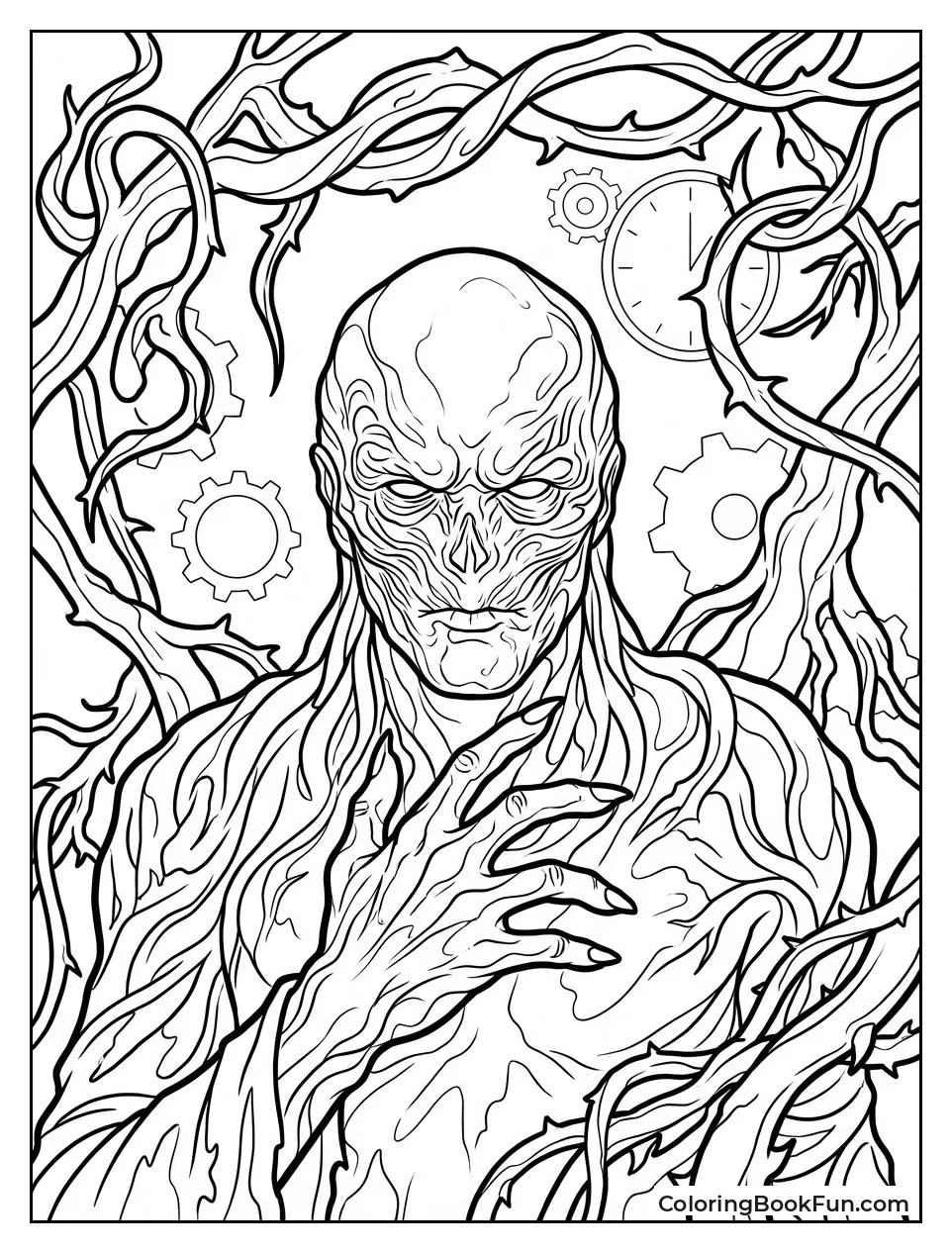 Vecna Looms with Vines