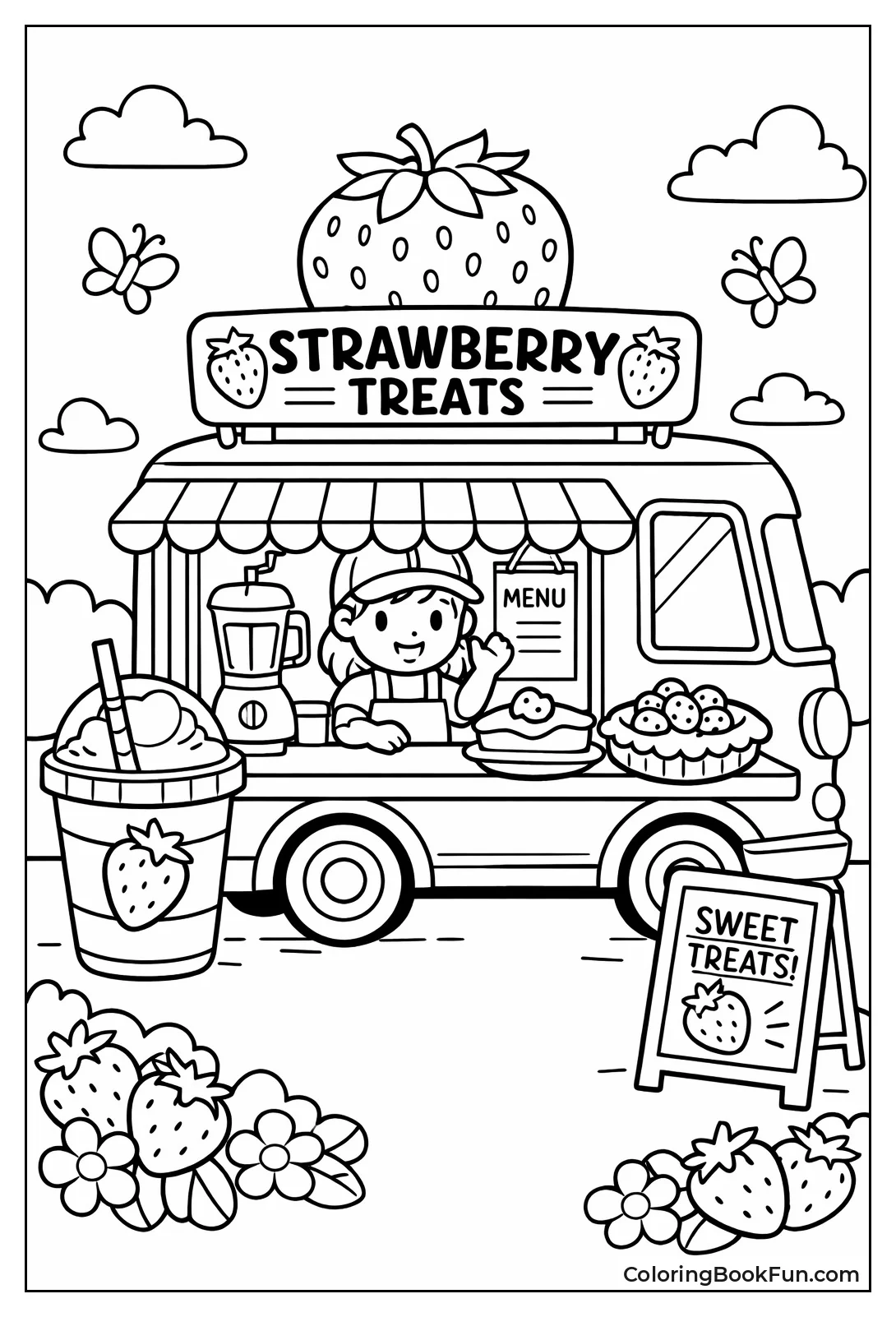 Food Truck Sells Smoothies