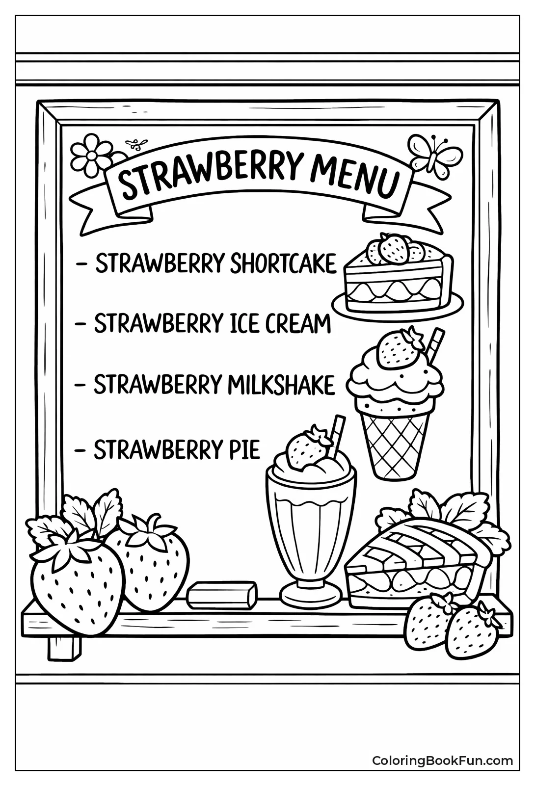Menu Board Draws Berries