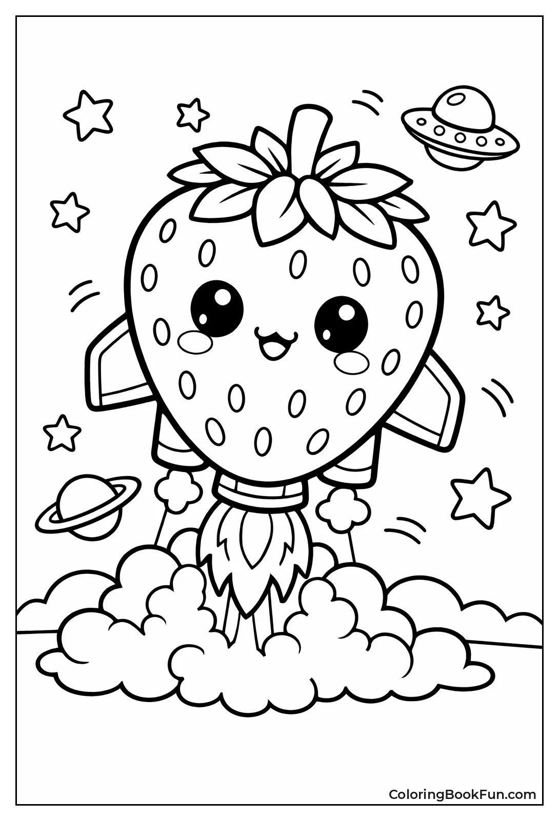 Strawberry Rocket Blasts Off