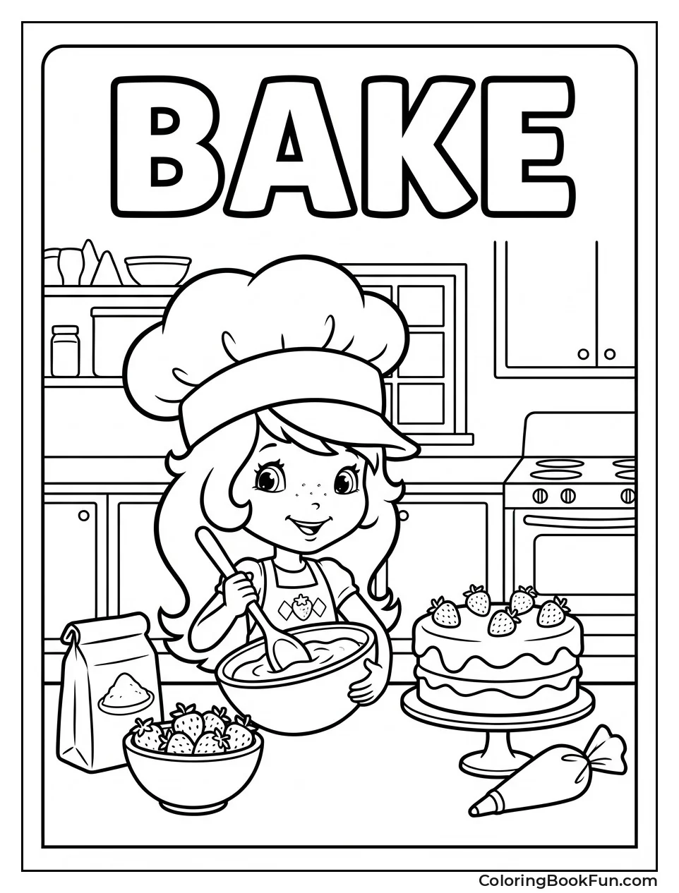 Strawberry Mixes Berry Cakes