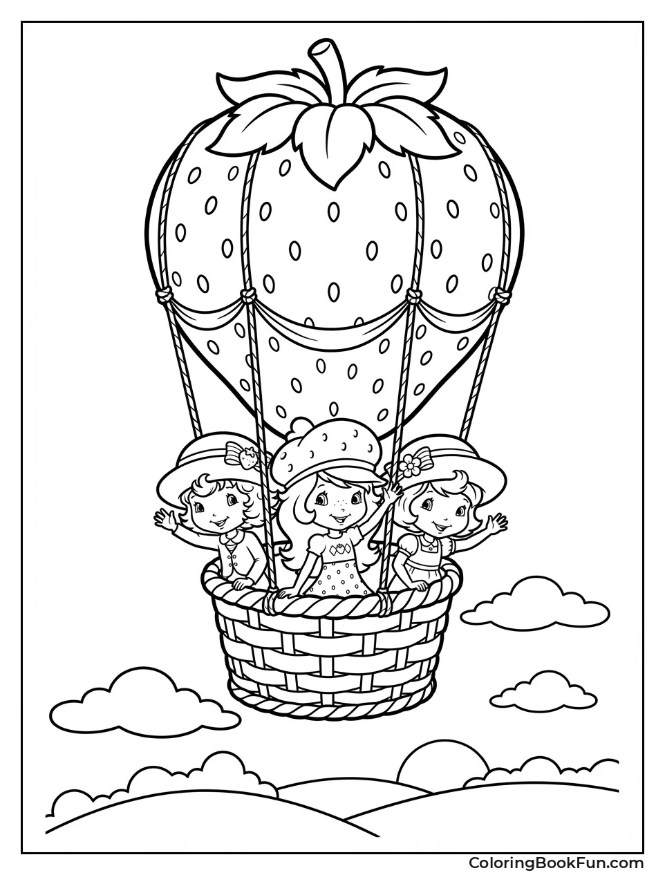 Friends Fly Hot Air Balloon