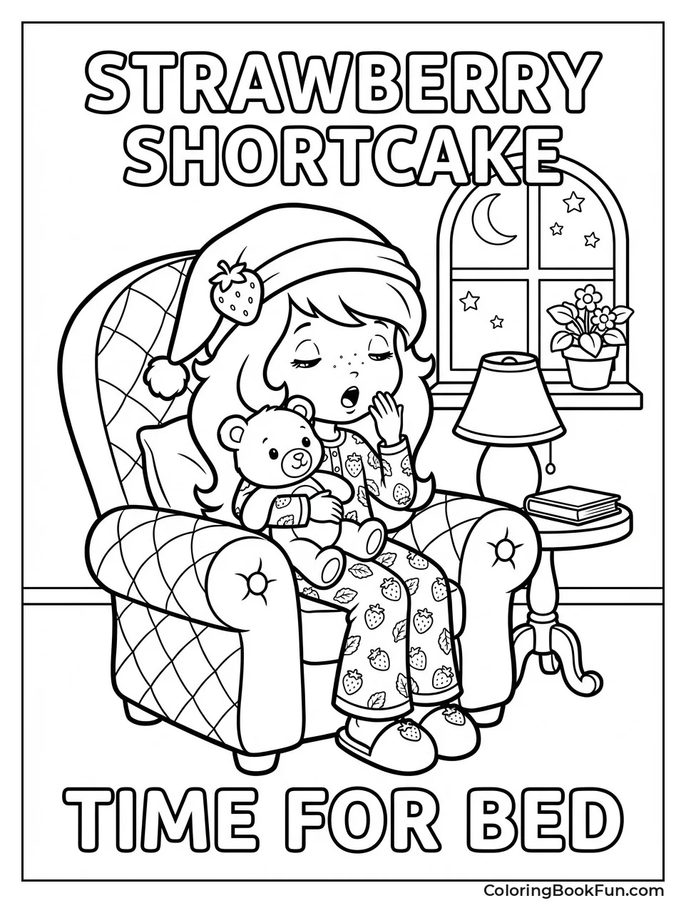 Strawberry Snuggles in Pajamas