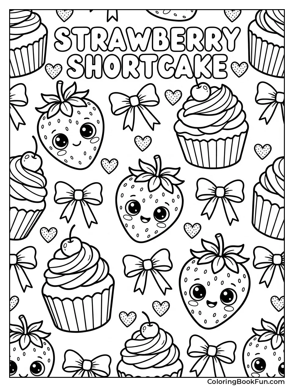 Cute Berries and Cupcakes