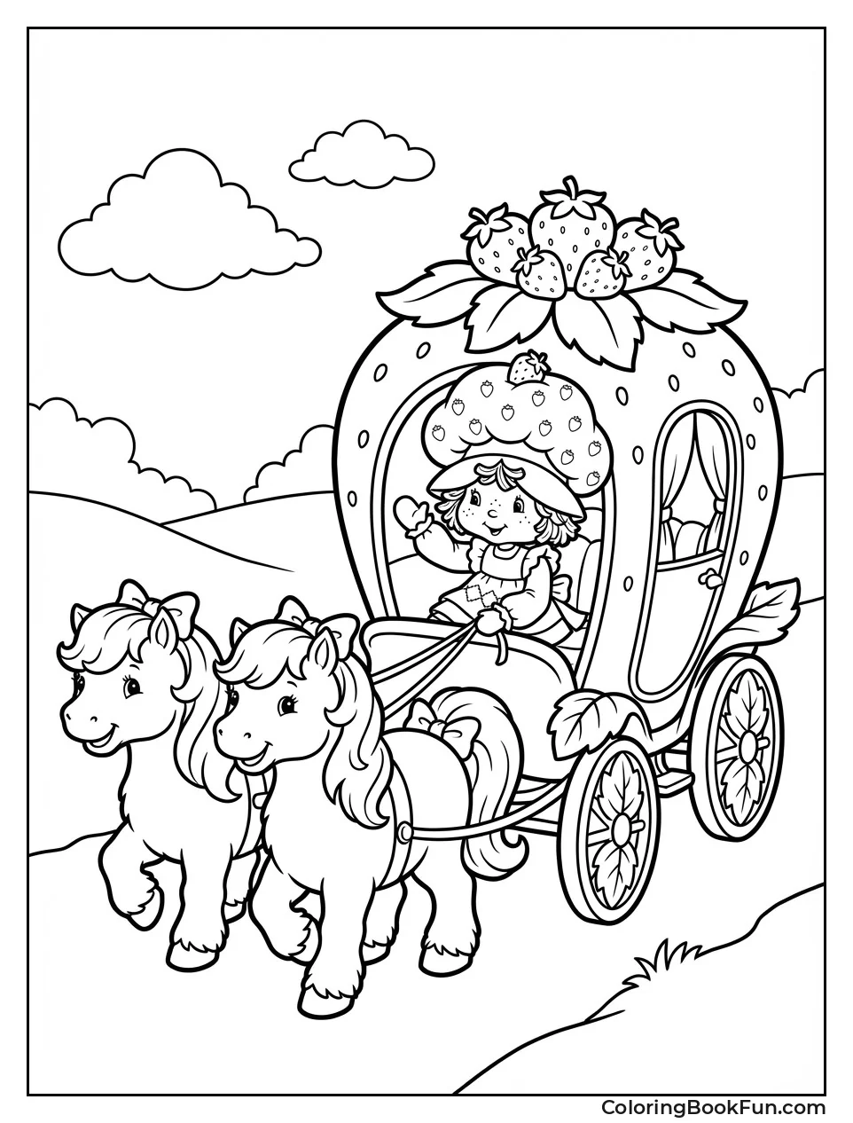 Strawberry Rides Magical Carriage