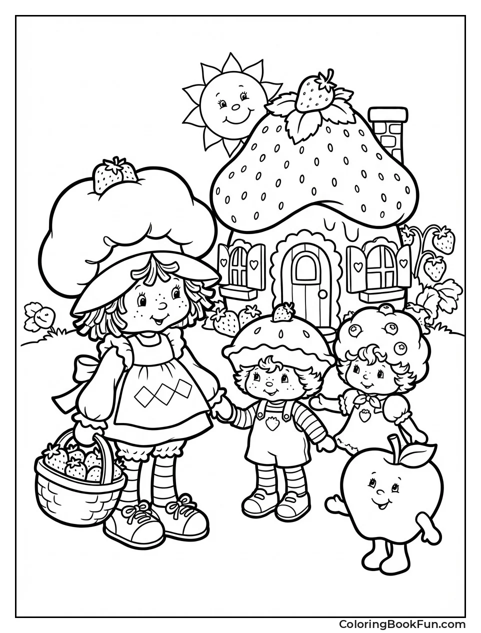 Vintage Strawberry and Pals