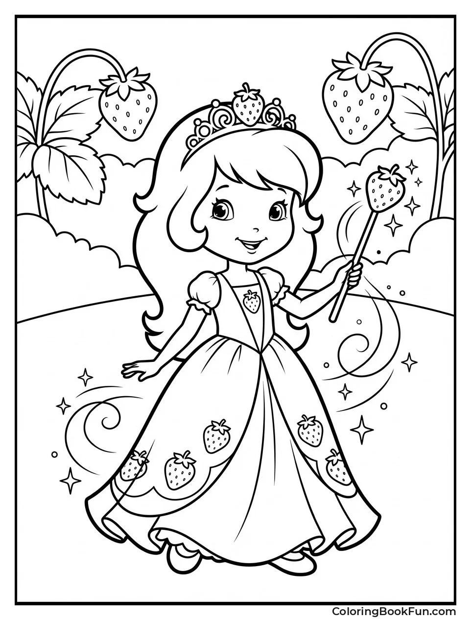 Princess Strawberry Waves Wand