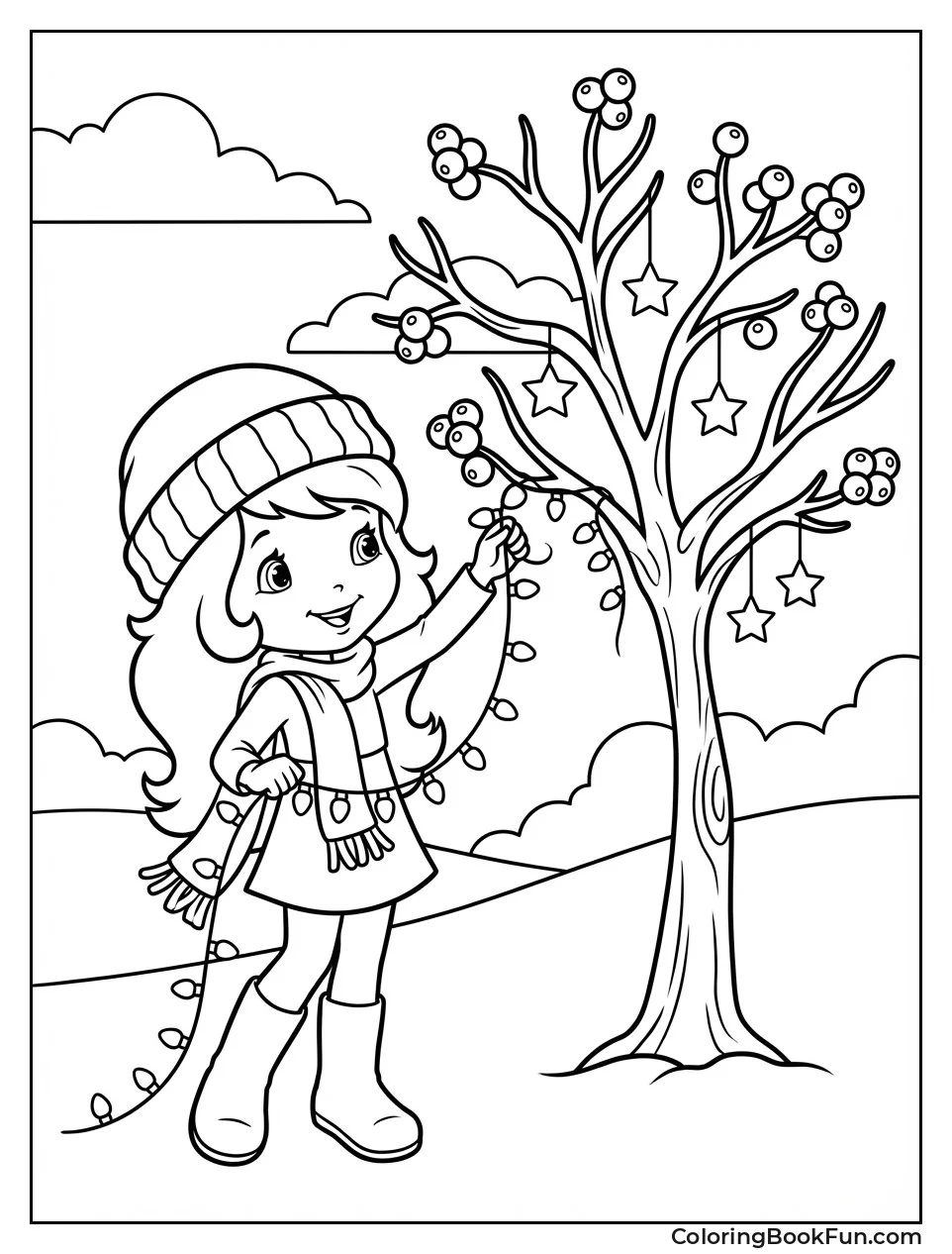 Strawberry Decorates Berry Tree