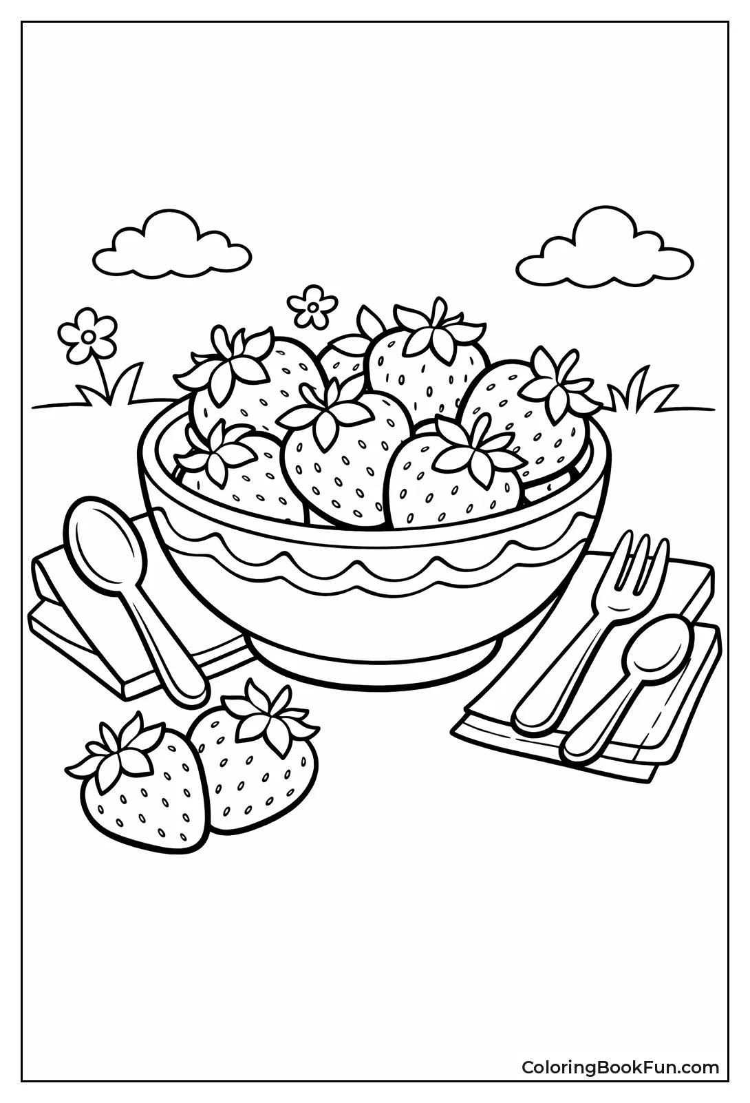 Bowl Arranges Utensils Nicely