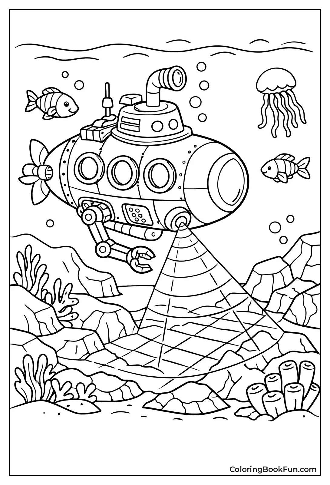 Sonar Maps Submarines Ocean Floor