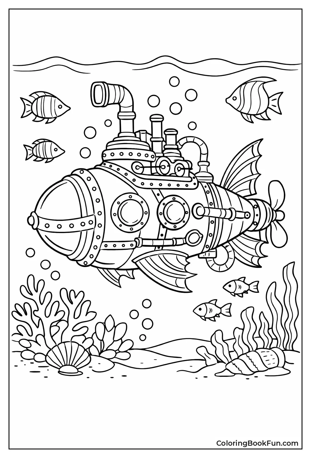 Steampunk Submarine Steams Ahead