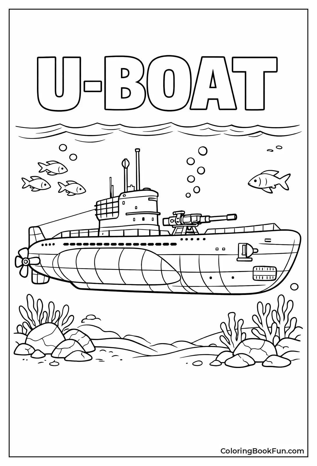 WWII U-Boat Aims Deck Gun