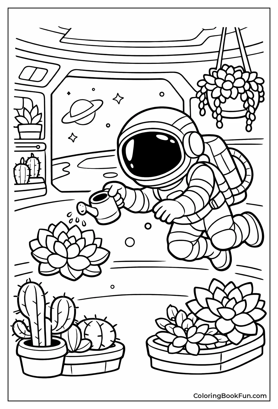 Astronaut Waters Floating Succulent