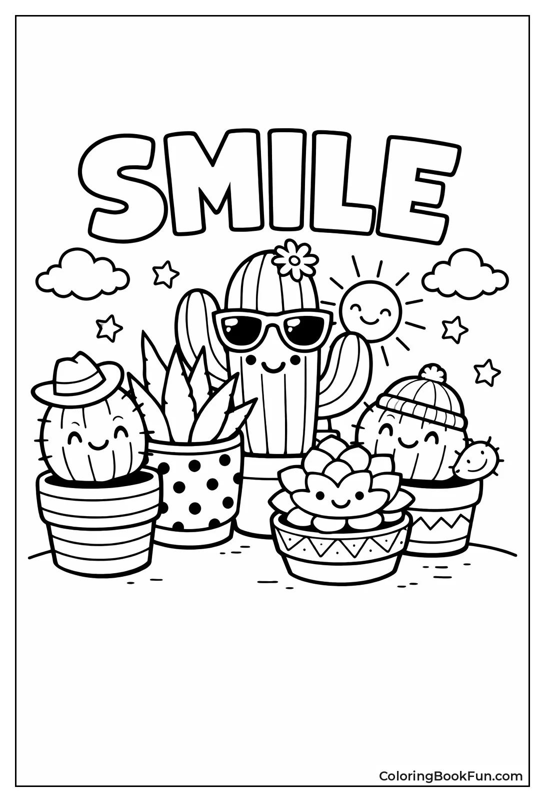 Kawaii Cactus Friends Group