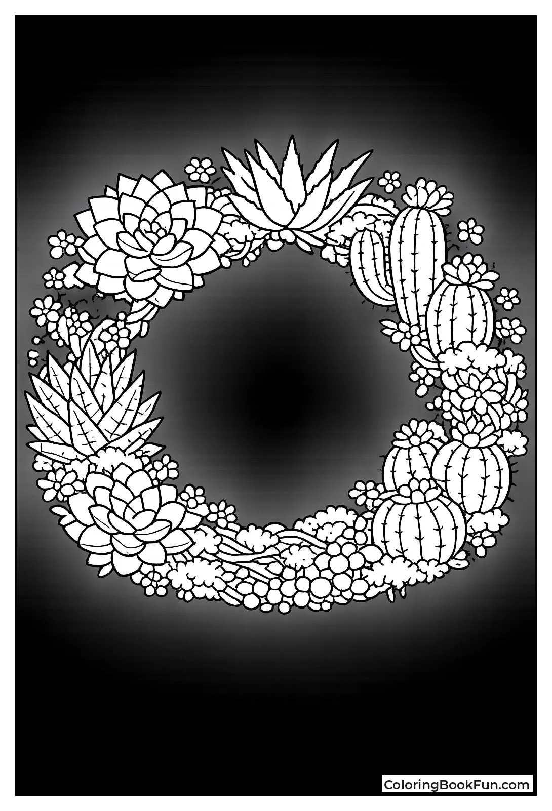 Woven Succulent Wreath